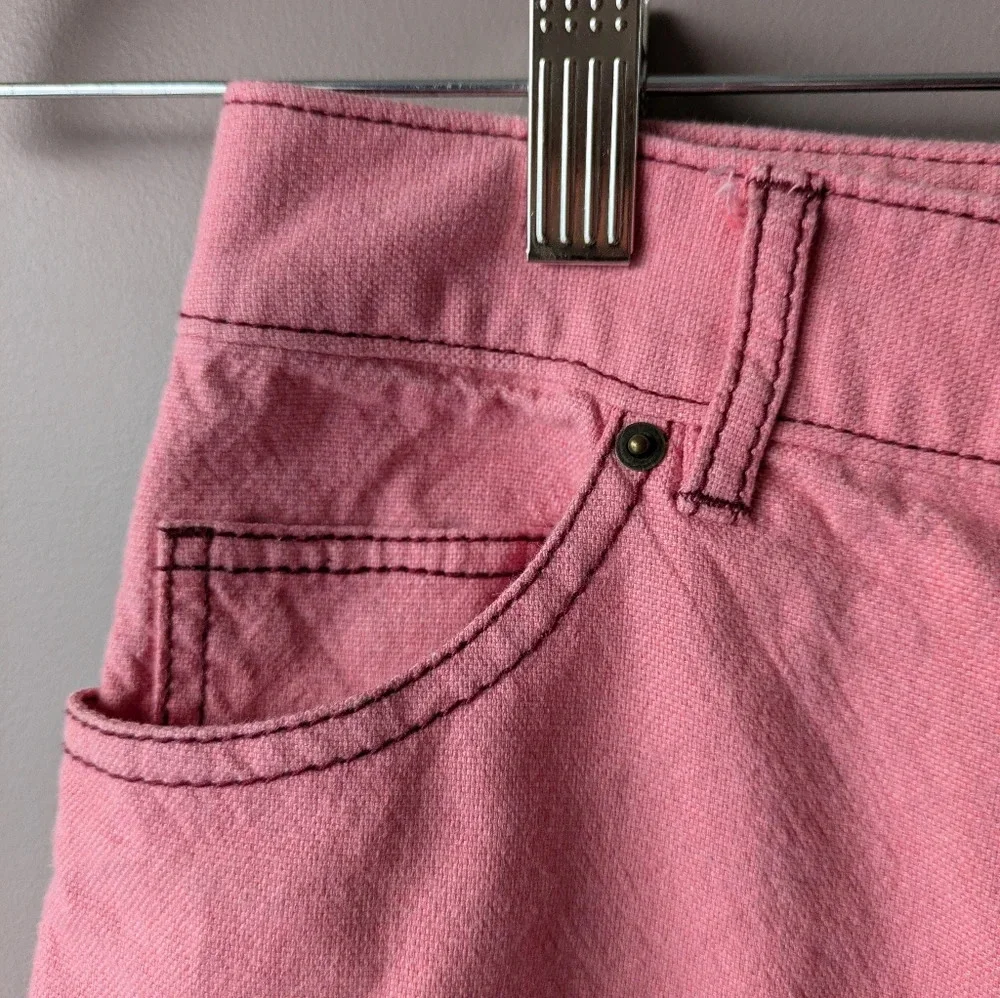 Kate Spade Heather Basket Weave Pant in Raspberry. Sz 2